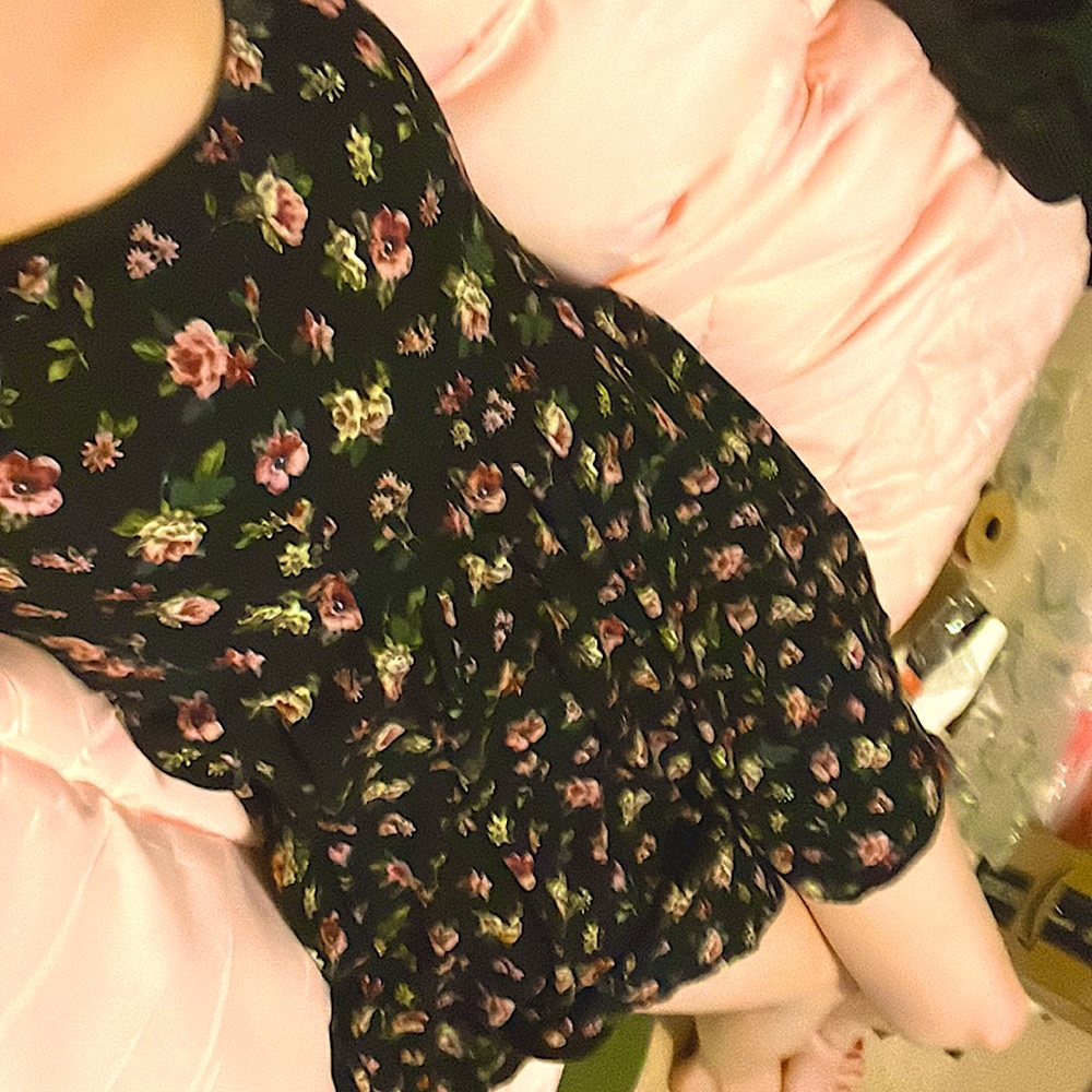 Vintage All That Jazz Flower Dress - Picture 3 of 4